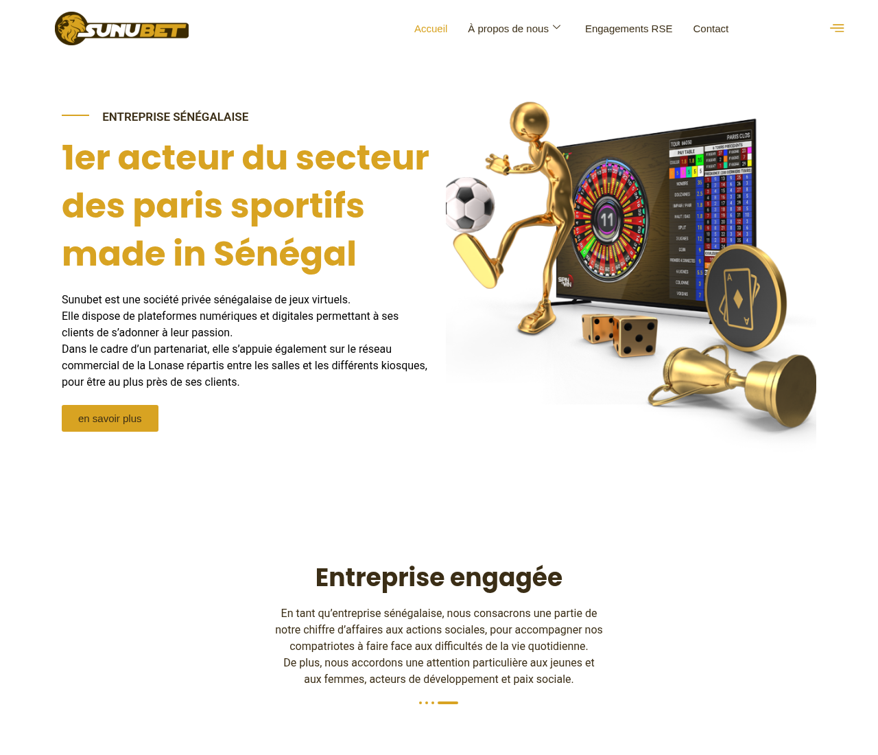 Capture fournie du domaine examiné pour Sunubet